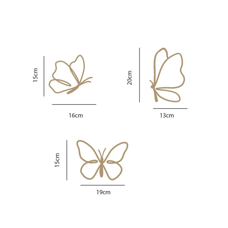 wooden butterflies sign, Woode - Baby Nursery Letters recension och pris