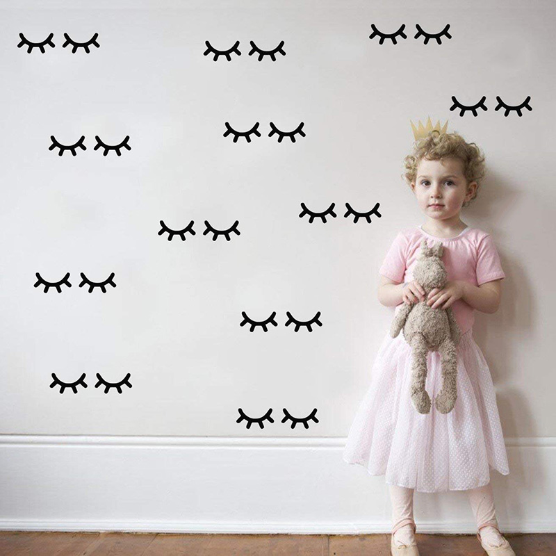 Kids Room Decoration  Eyelash  - Baby Nursery Decor Girl recension och pris