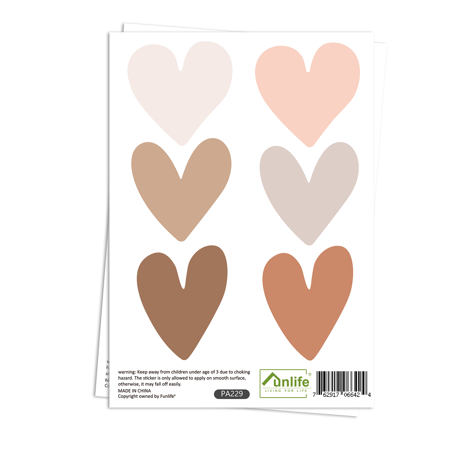 Boho Hearts Creative Wall Stic - Baby Nursery Vinyl Wall Stickers recension och pris