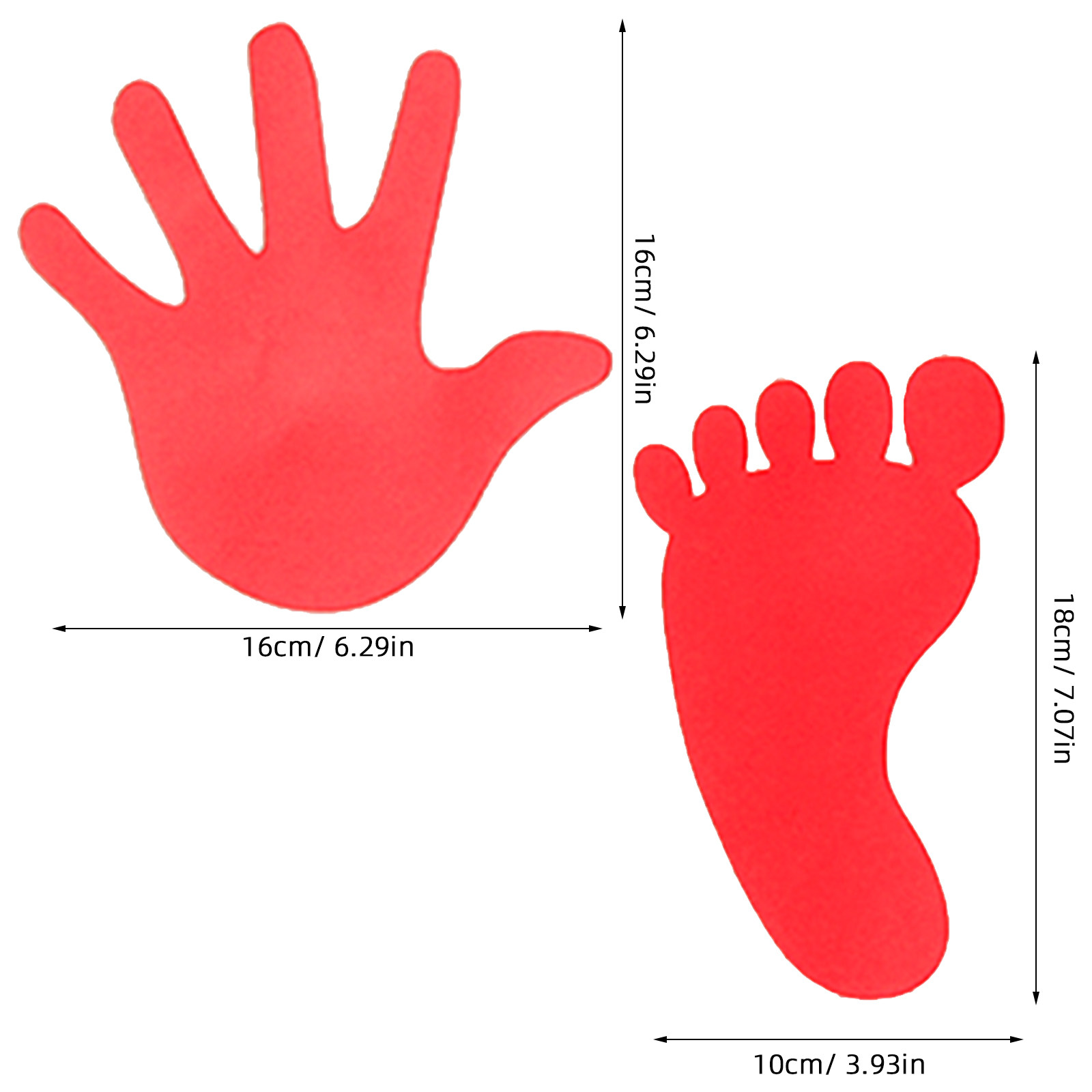 20Pairs Baby Handprint Footpri - Baby Nursery Stickers recension och pris