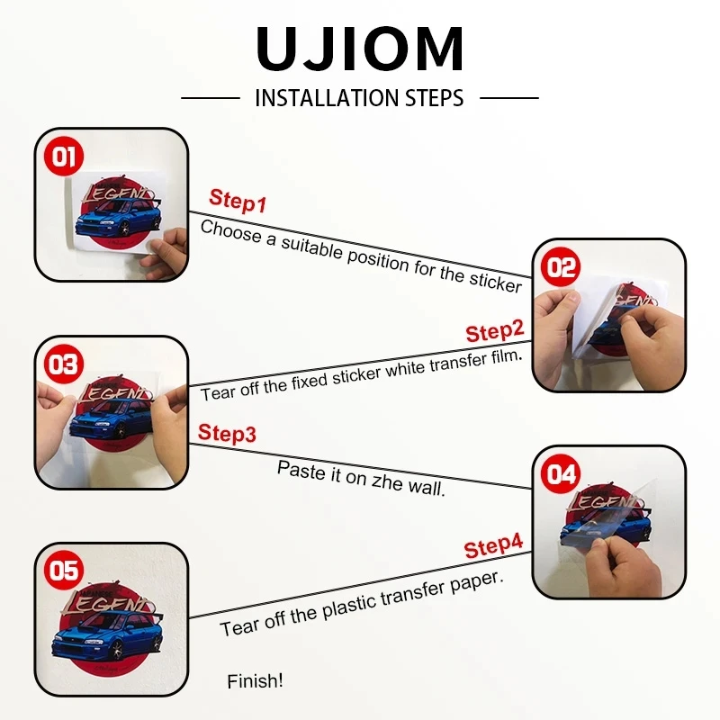 UJIOM 13cm Funny Hedgehog Cute - Baby Nursery Vinyl Wall Stickers recension och pris