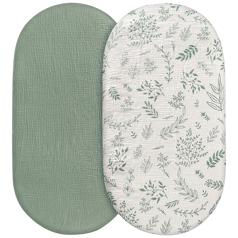 Muslin Bassinet Sheets for Bab - Baby Nursery Hamper recension och pris